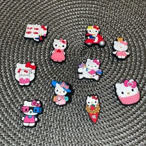 10pc Hello Kitty Love 💗 Sanrio Croc Charms